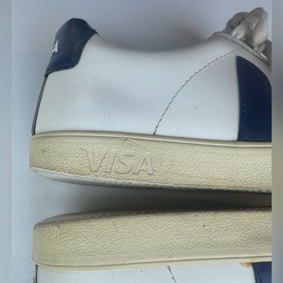 Veja Esplar Sneakers White & Blue Visa Edition women’s 8 - Picture 7 of 10